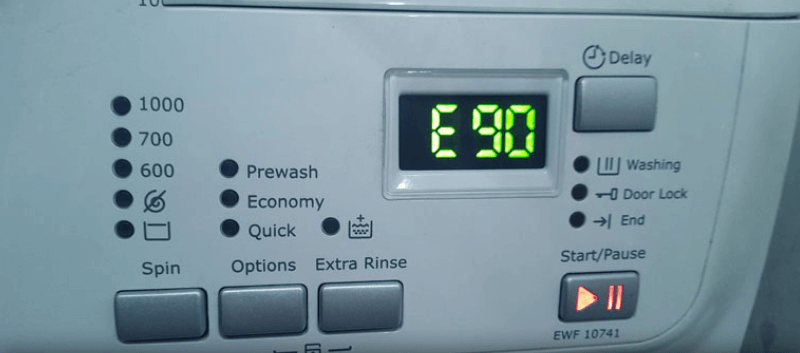 cách sửa máy giặt Electrolux báo lỗi e90