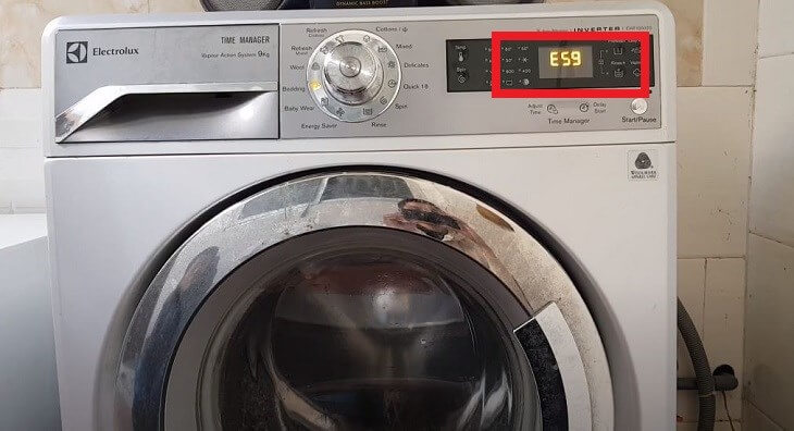 Lỗi E59 máy giặt Electrolux